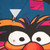 The Electric Mayhem Hawaiian Shirt featuring a drummer playing drums - Detail