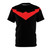 Nightwing inspired graphic t-shirt with logo and design elements