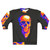 MDE Sweatshirt with Pixel Art Skull and Death Design