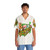 Colorful Hawaiian-style shirt with Animal Crossing character designs - People Front