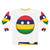 Mauritius Countryball Sweatshirt with National Flag and Cultural Elements - Back