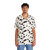 Dalmatian spots and dog fur pattern hawaiian shirt - People Front
