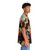 trippy mushroom flower hawaiian shirt pattern with clouds sky - People Pight