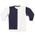 Navy blue and white bicolor sweatshirt