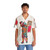 Japanese-inspired Daimyo Hawaiian shirt with cartoon art and music elements - People Front