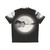 Minimalist Hawaiian shirt with nature landscape and guitar silhouette design - Back