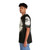 Minimalist Hawaiian shirt with nature landscape and guitar silhouette design - People Left