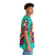 Neon Unicorn Hawaiian Shirt with Skateboard Design - People Pight