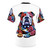 Illustration of a playful British bulldog on a t-shirt - Back