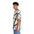 Minimalist black and white geometric lines Hawaiian shirt - People Left