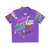 Eda the Owl Lady's Purple Hawaiian Shirt from The Owl House Disney Merchandise