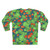 Nasturtium floral design sweatshirt - Back