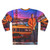 Nash Bridges vintage police sweatshirt with muscle car and San Francisco Golden Gate Bridge - Back