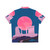 Temple of Poseidon at Sounion, Greece Hawaiian Shirt - Back