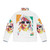 Taylor Wpap Puffer Jacket with Quilted Pattern Design - Back