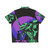 Neon Genesis Evangelion Retro Vintage Hawaiian Shirt - Back