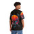 Neon Cyberpunk Stag Hawaiian Shirt - People Back