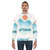 Cabin in the snow graphic design sweatshirt - men