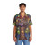 Enchanting Tree House Hawaiian Shirt with Lanterns, Stars, and Whimsical Elements - People Front
