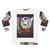 Vintage Gauloises graffiti sweatshirt with Norse mythology inspired design - Back