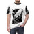 Night crow graphic printed on a high-quality t-shirt - men front