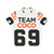 Team Coco Football Jersey Style Hawaiian Shirt featuring Conan Obrien's logo