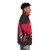 Puffer jacket featuring the iconic black power salute of Tommie Smith at the 1968 Mexico City Olympics - men side right