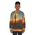 Burning Man inspired fire burner sweatshirt - women