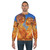 Burning Man Digital Oil Painting Sweatshirt - men