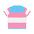Transgender Pride Hawaiian Shirt with Colorful Transgender Flag Design - Back