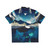 Midnight Water Hawaiian Shirt with Celestial Landscape Nature Reflection