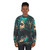 Mythical sea creatures sweatshirt featuring fantastical and whimsical beasts - women
