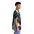 Navy and gold geometric pattern Hawaiian shirt - People Pight