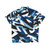 Navy dazzle camo hawaiian shirt - Back