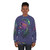 Mythical sea creatures sweatshirt with fantasy beasts and enchanted animals - women
