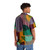 Mid Century Kaleidoscope Purple Hawaiian Shirt - People Back