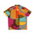 Colorful mid-century kaleidoscope Hawaiian shirt