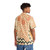 Colorful mid-century style hawaiian shirt with abstract tropical pattern - People Back