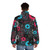 A stylish puffer jacket with a music-inspired, retro design - men back