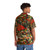Traditional Japanese pattern Hawaiian shirt with colorful floral and blossom design - People Back