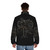 Mistical Labyrinth Puffer Jacket featuring dark fantasy and horror-inspired design - men back