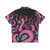Cthulhu's Wife Hawaiian Shirt, featuring a pink and black tentacle pattern - Back