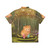 Tater Tot Hawaiian Shirt with Tropical Print and Kitty Crusaide Bonkers Design - Back