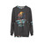 Mythical sea creatures sweatshirt with whimsical fantasy design - hanging