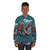 Sweatshirt featuring mythical sea creatures and fantasy ocean life - women