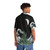 Cthulhu inspired Hawaiian shirt with Japanese wave and sea monster design - People Back