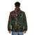Miss Ivy Enchanted Botanical Puffer Jacket - Cozy and warm jacket featuring a nature-inspired cottage core design - men back