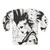 Brody Dalle Black and White Portrait Punk Rock Sweatshirt - Back