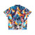 Crystal Time Machine Hawaiian Shirt with Sci-Fi Pattern - Back