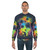 Galactic Warrior Sweatshirt featuring a vibrant sci-fi and gaming inspired design - men